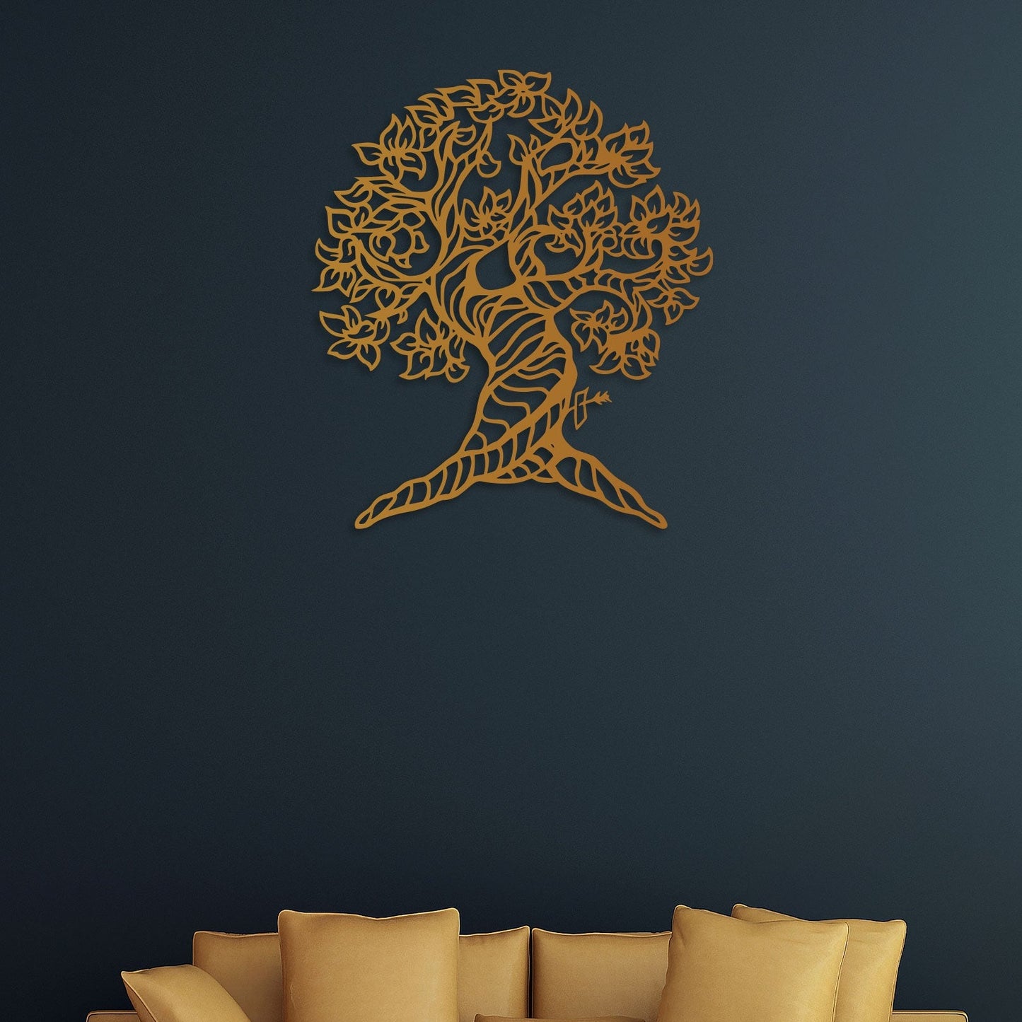 Beautiful Tree Metal wall art 4