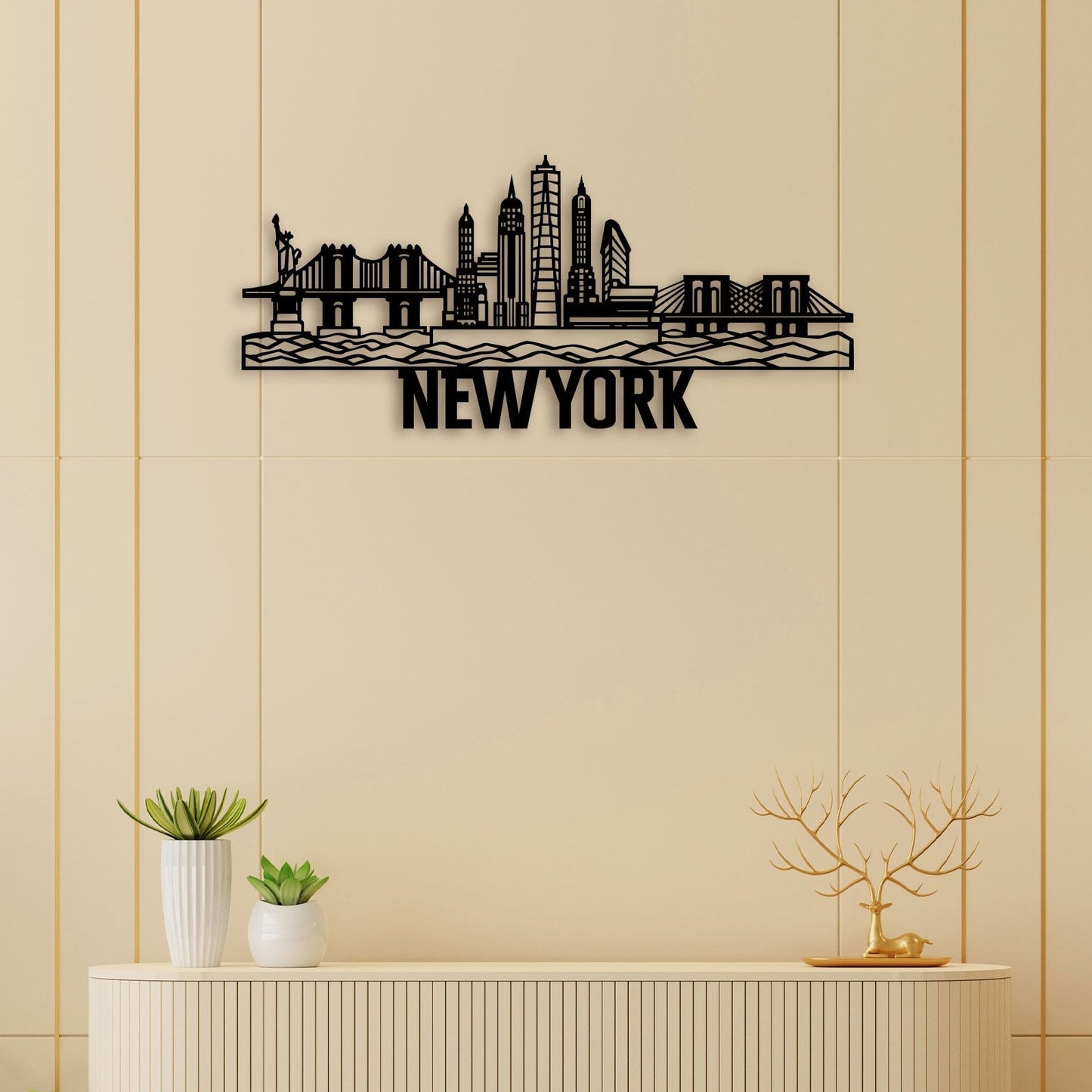 New York City Metal Wall Art