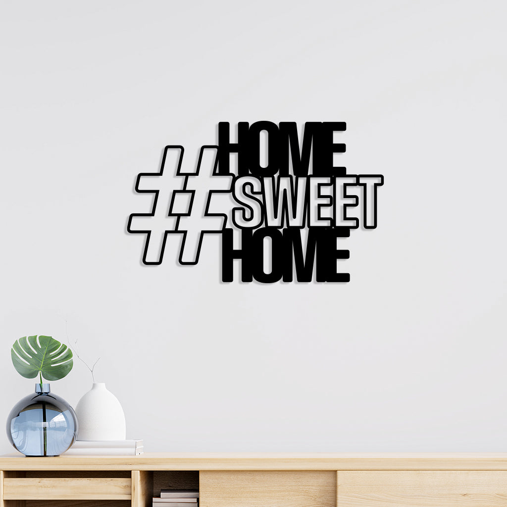 Sweet Home Metal Wall Art