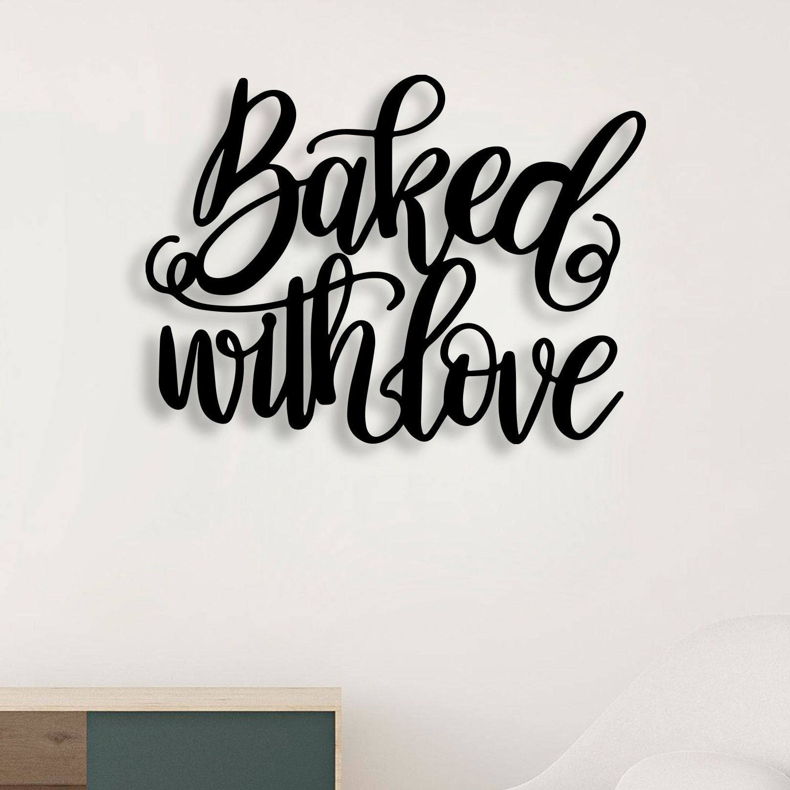 Backed With Love Metal Wall Art 3