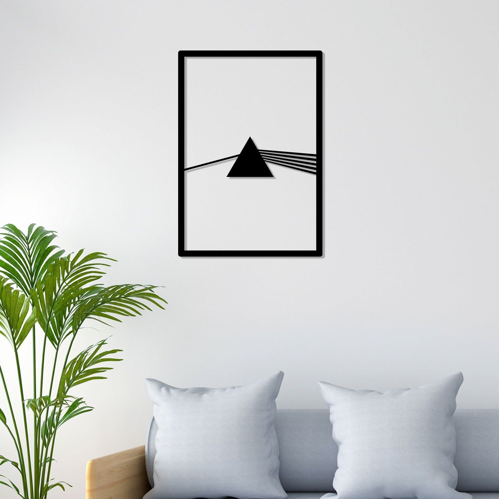 Modern Triangle Metal Wall Art 3