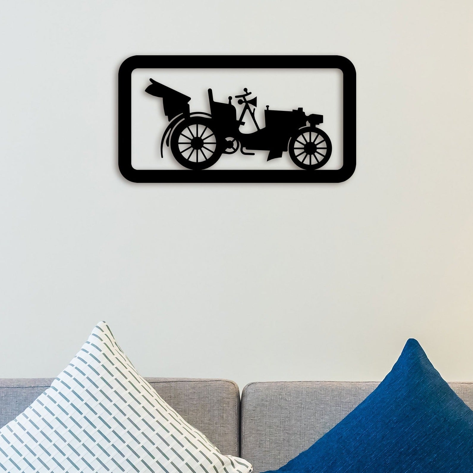 Vintage Car Metal Wall Art 1