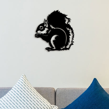 Squirrel Metal Wall Art 1