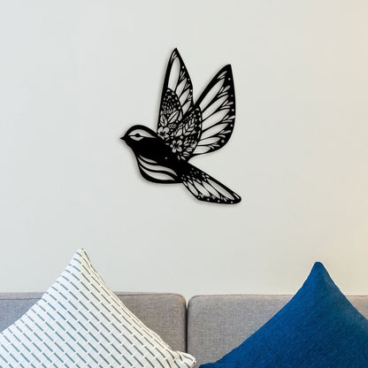 Beautiful Flying Bird Metal Wall Art 1