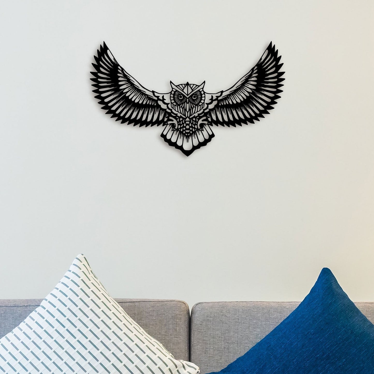 Flying Owl Metal Wall Art 1