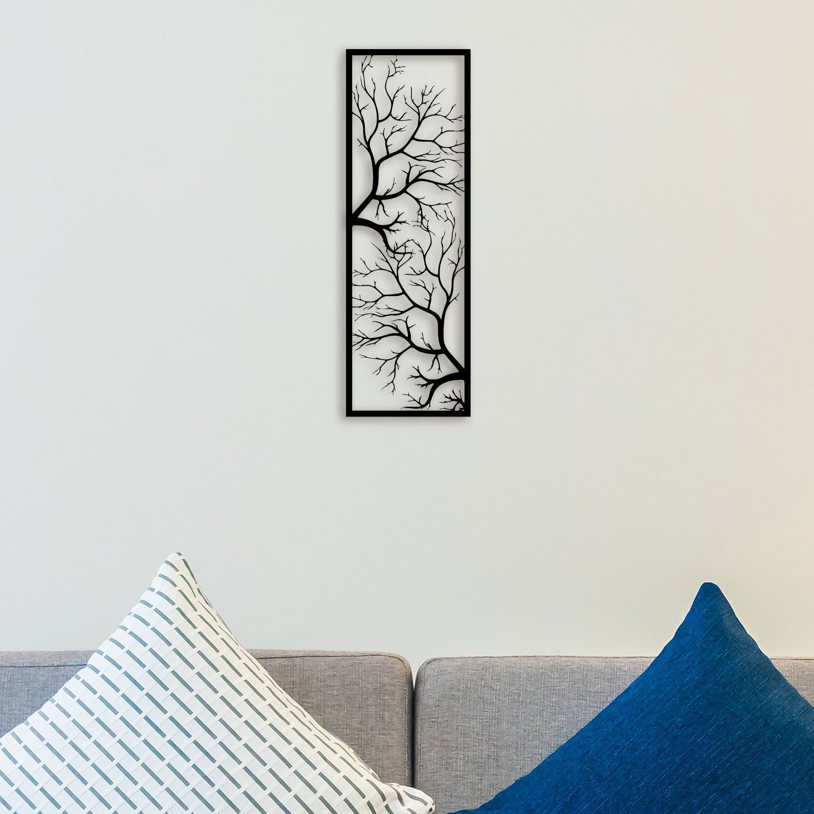 Two Elegant Tree Metal Wall Art 1