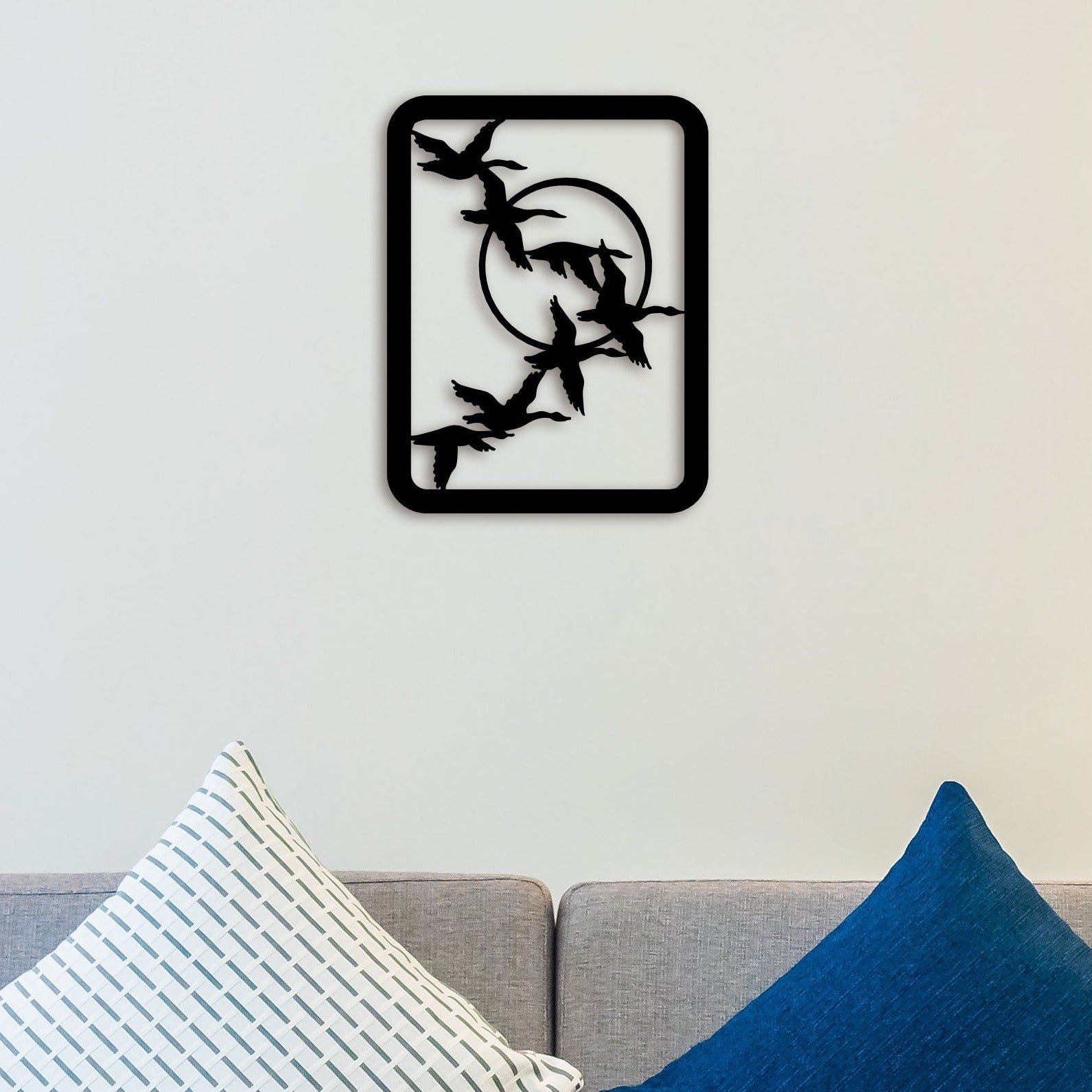 Flying Swan Metal Wall Art 