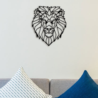 Tiger Angry Face Metal Wall Art 1