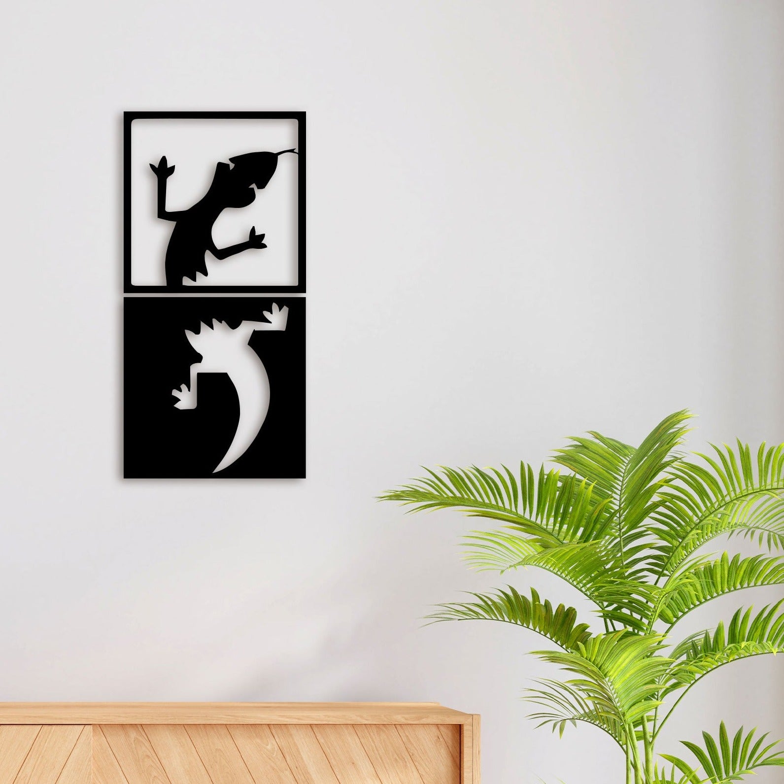 Lizard Metal Wall Art 2