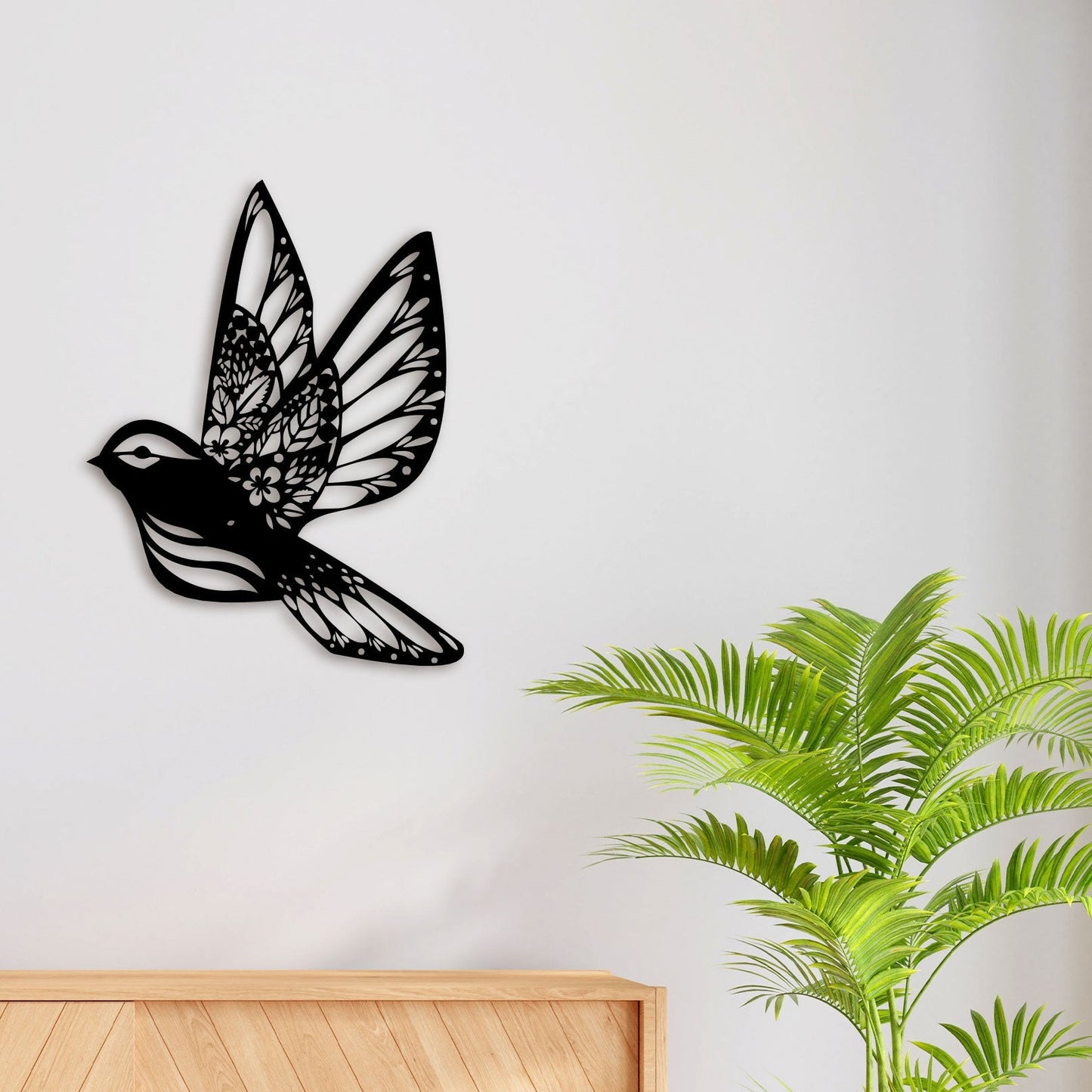 Beautiful Flying Bird Metal Wall Art 2