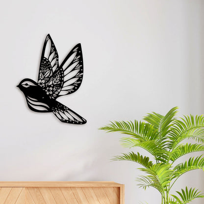 Beautiful Flying Bird Metal Wall Art 2