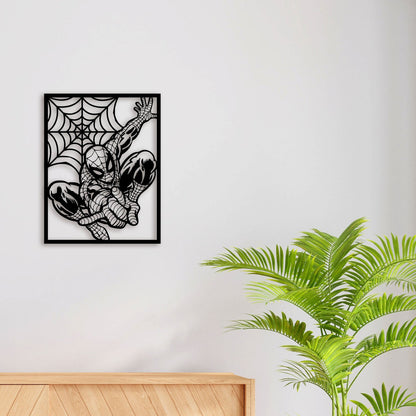 Spider Man with Nest Metal Wall Art 2