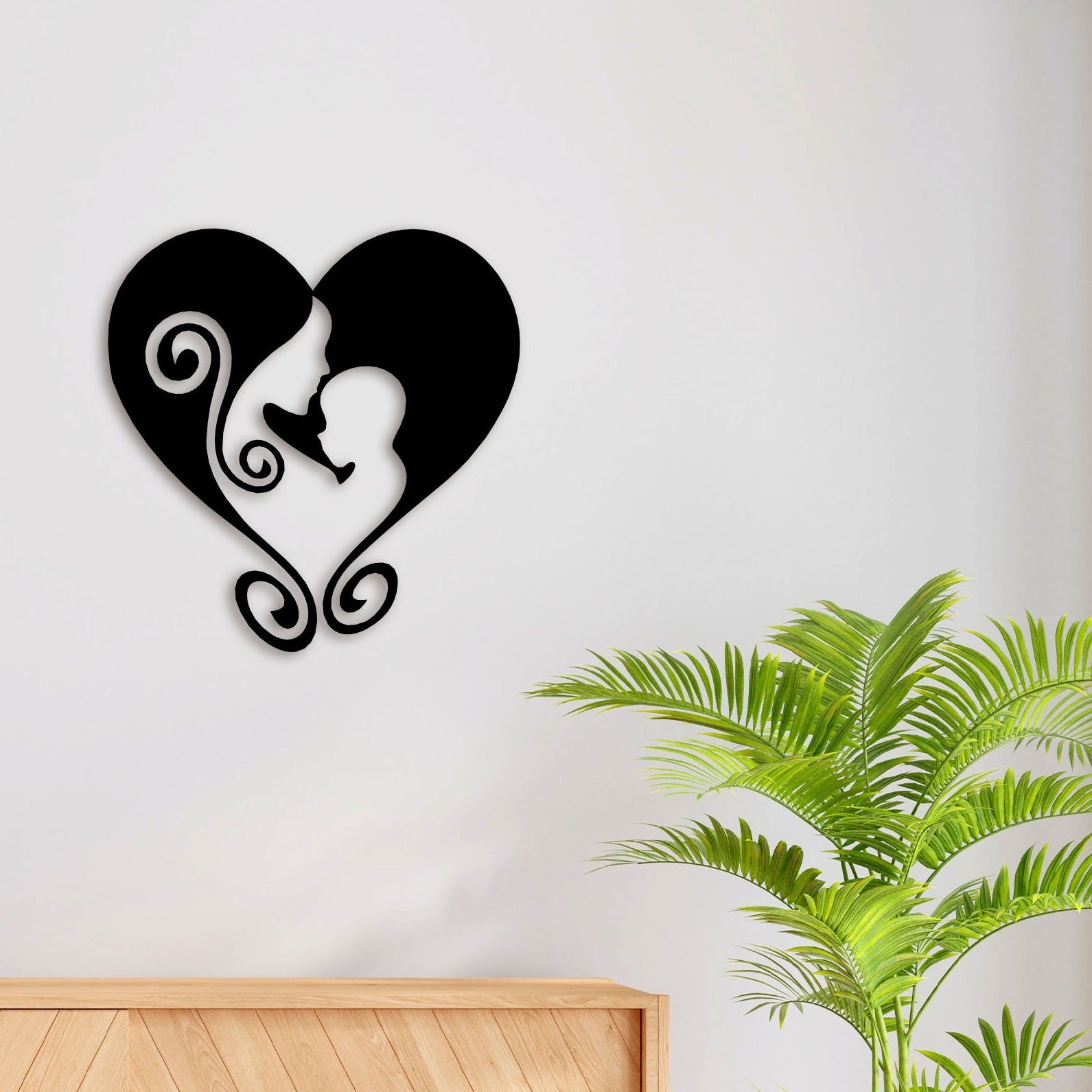 Loving Child Metal Wall Art 2