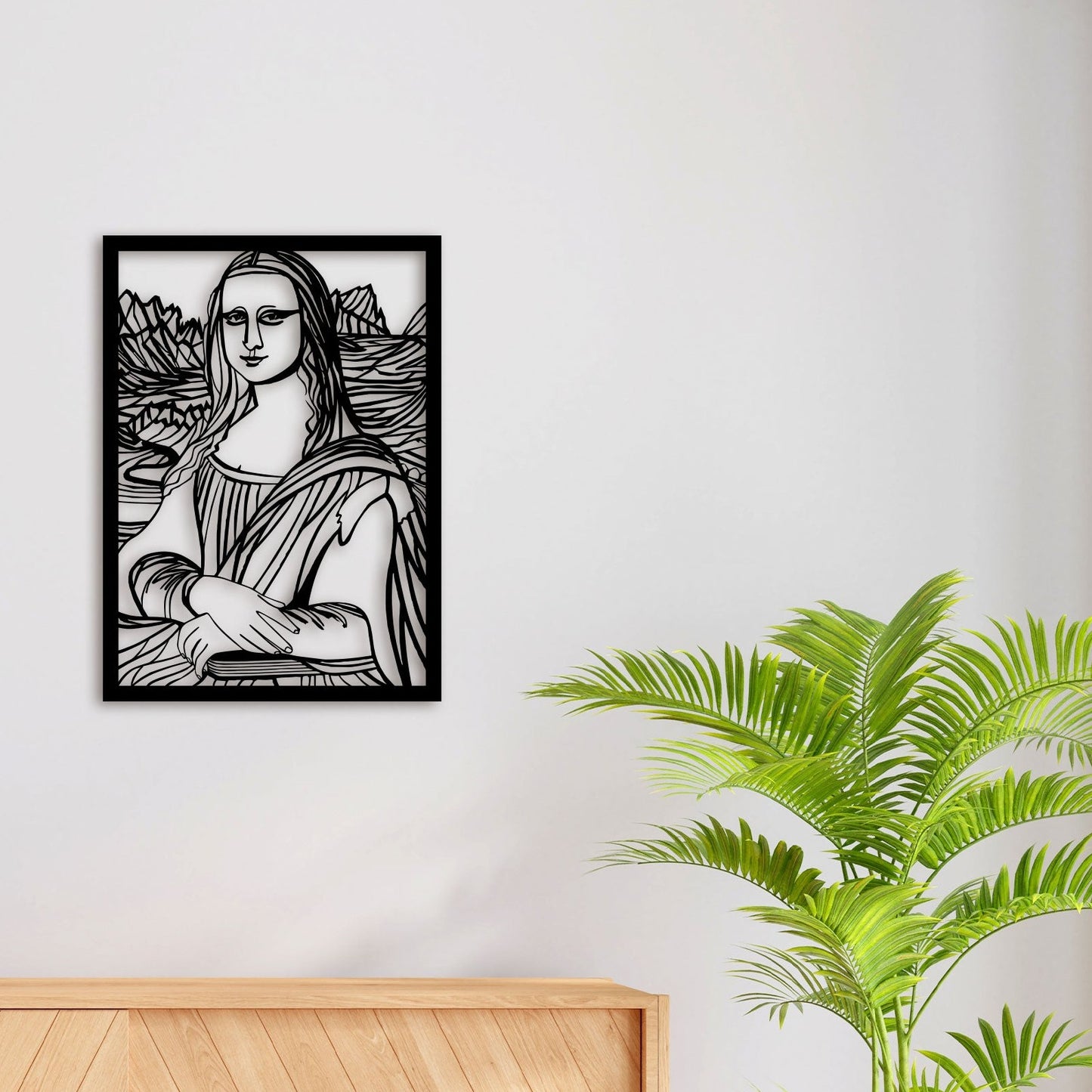 Monalisa Metal Wall Art 2