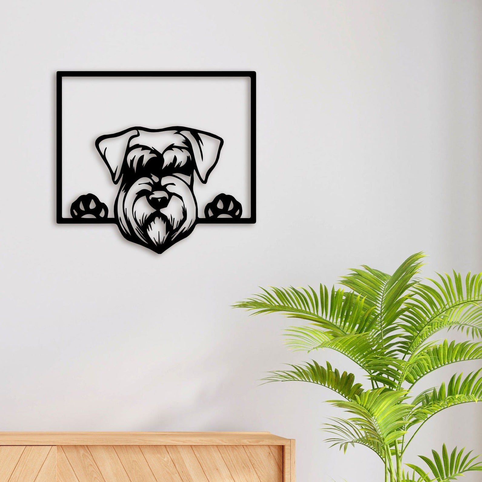 Pug On Window Metal Wall Art 2