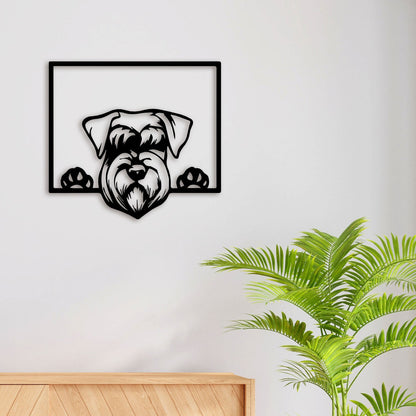 Pug On Window Metal Wall Art 2