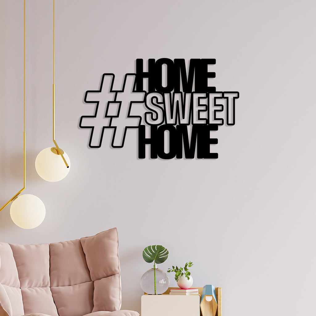 Sweet Home Metal Wall Art