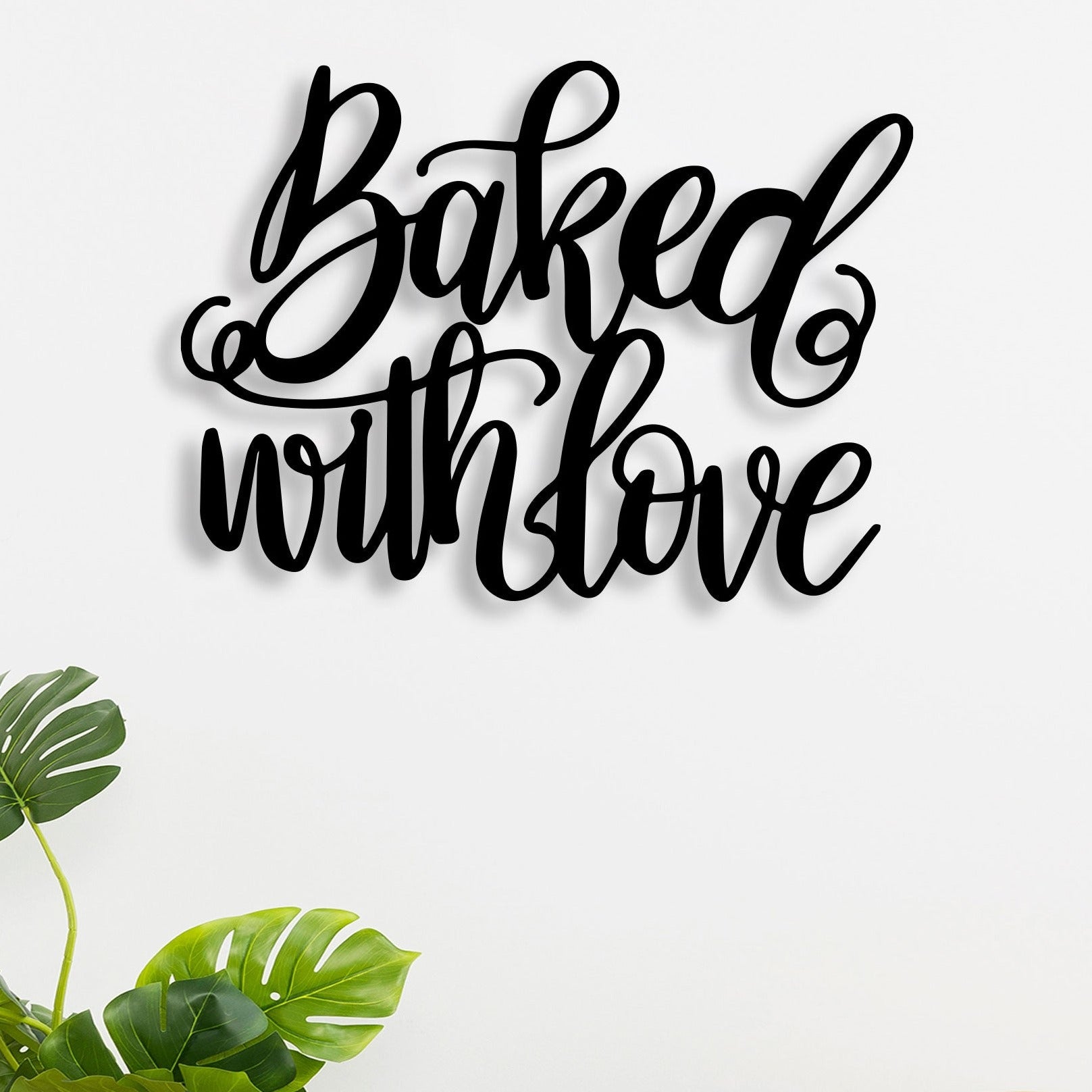 Backed With Love Metal Wall Art