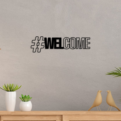 Welcome Metal Wall Art