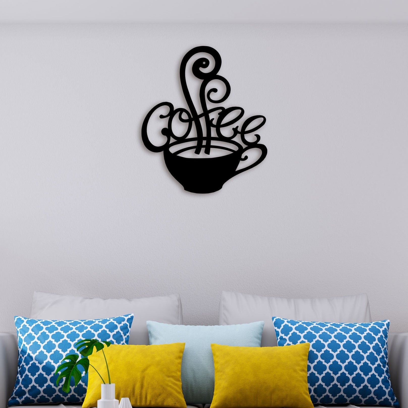 Coffeee Mug Metal Wall Art 3