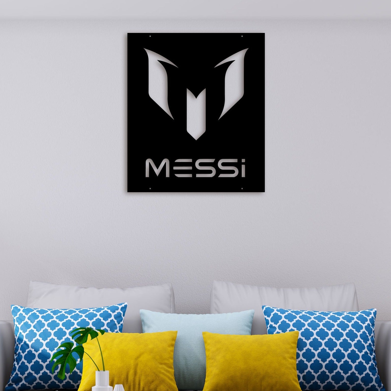 Messi Lover Metal Wall Art 3