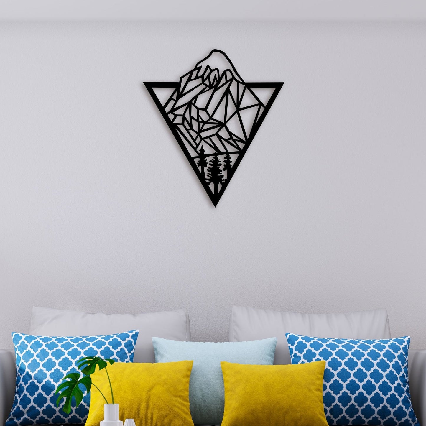 Mountain Metal Wall Art 3