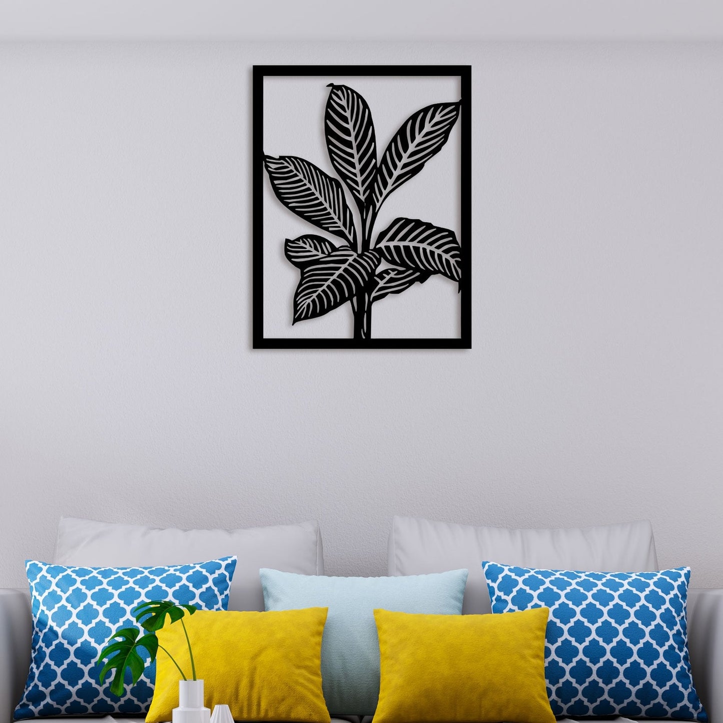 Attractive Plant Metal Wall Art 3