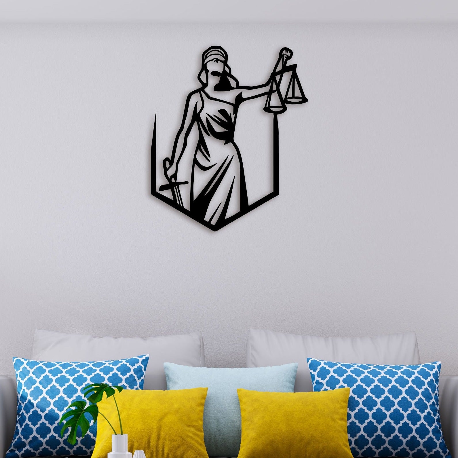 Justice Metal Wall Art 3