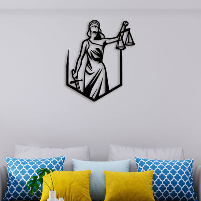 Justice Metal Wall Art 3