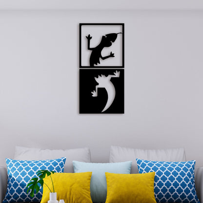 Lizard Metal Wall Art 3