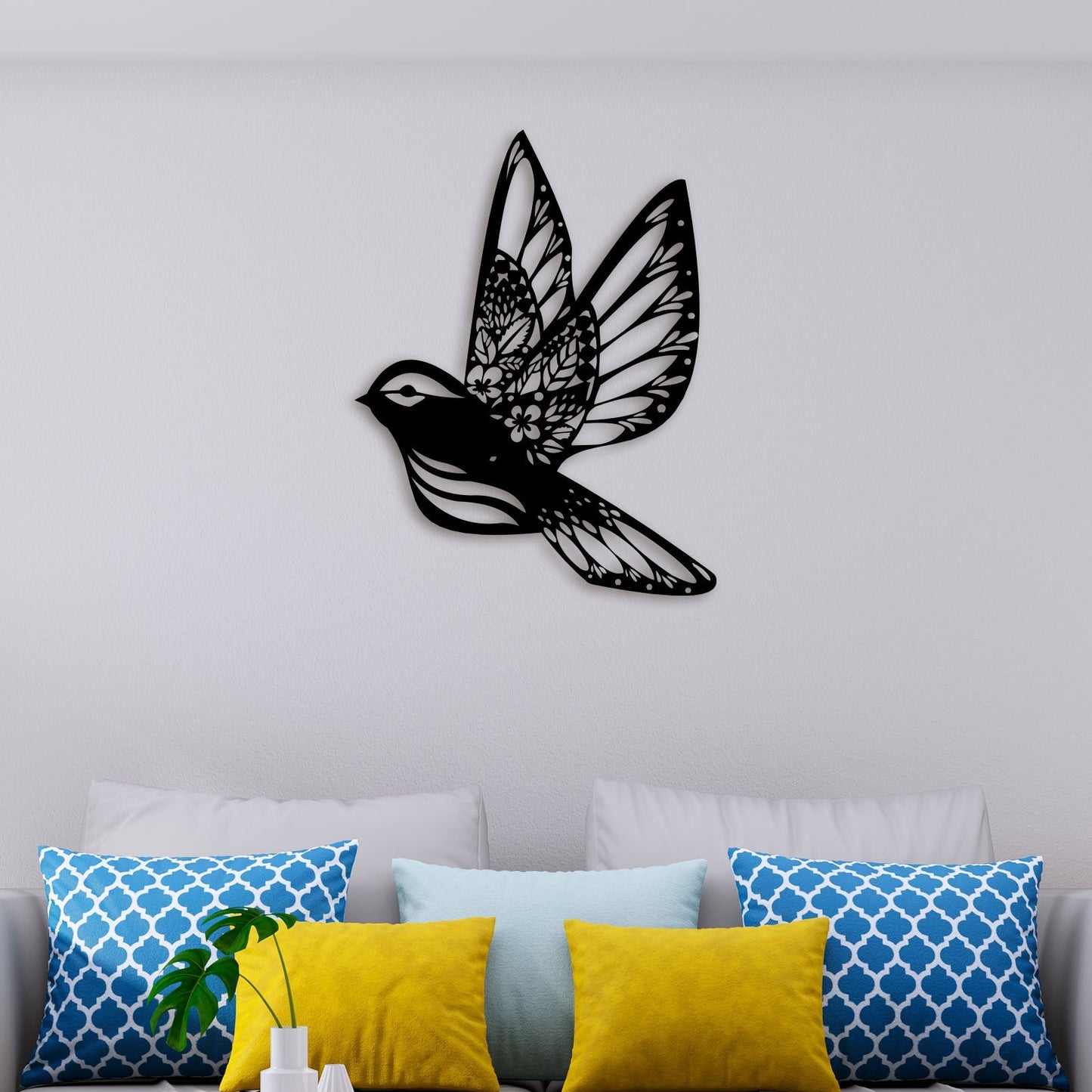 Beautiful Flying Bird Metal Wall Art 3