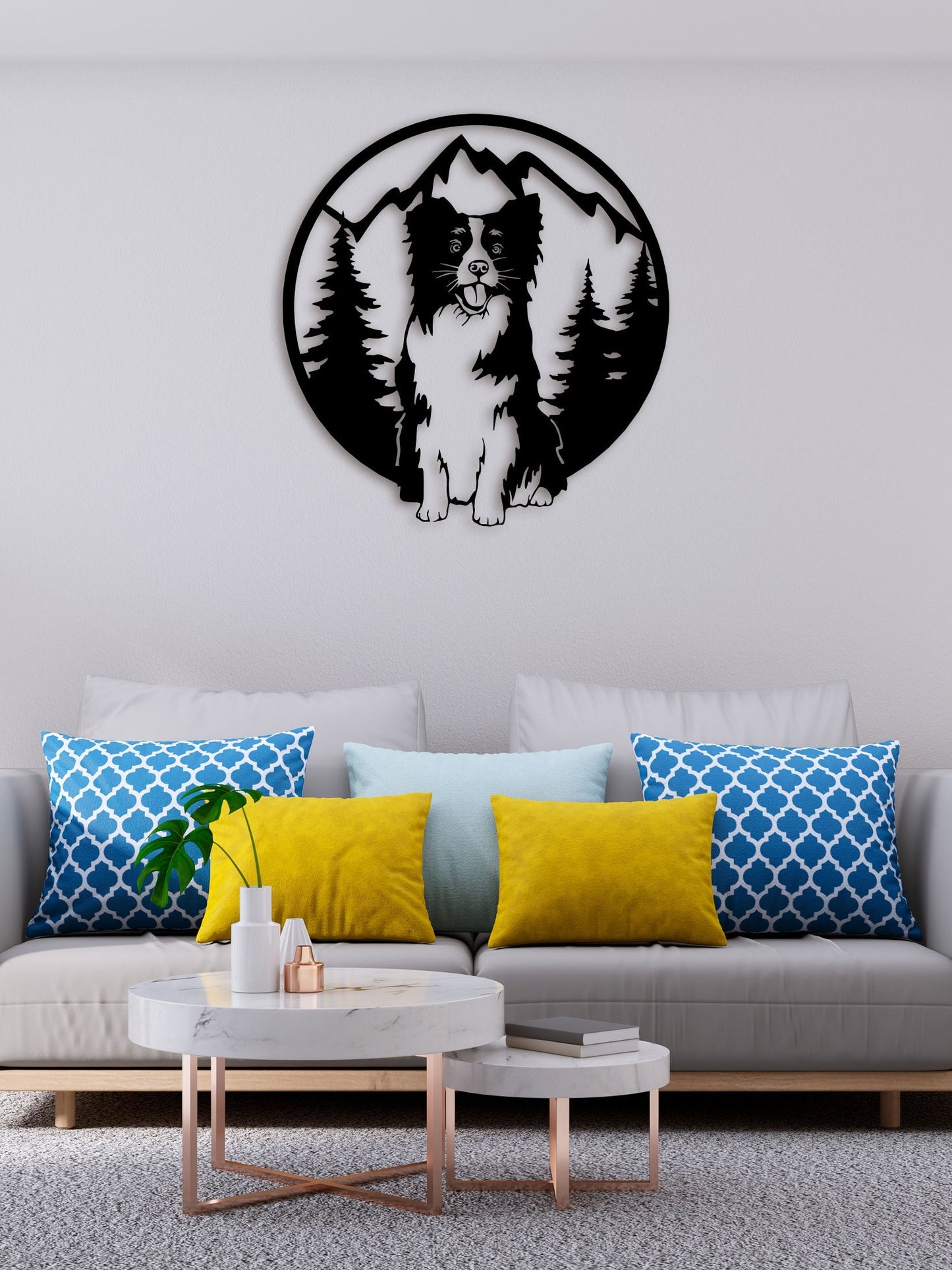 Wild Dog Metal Wall Art 3