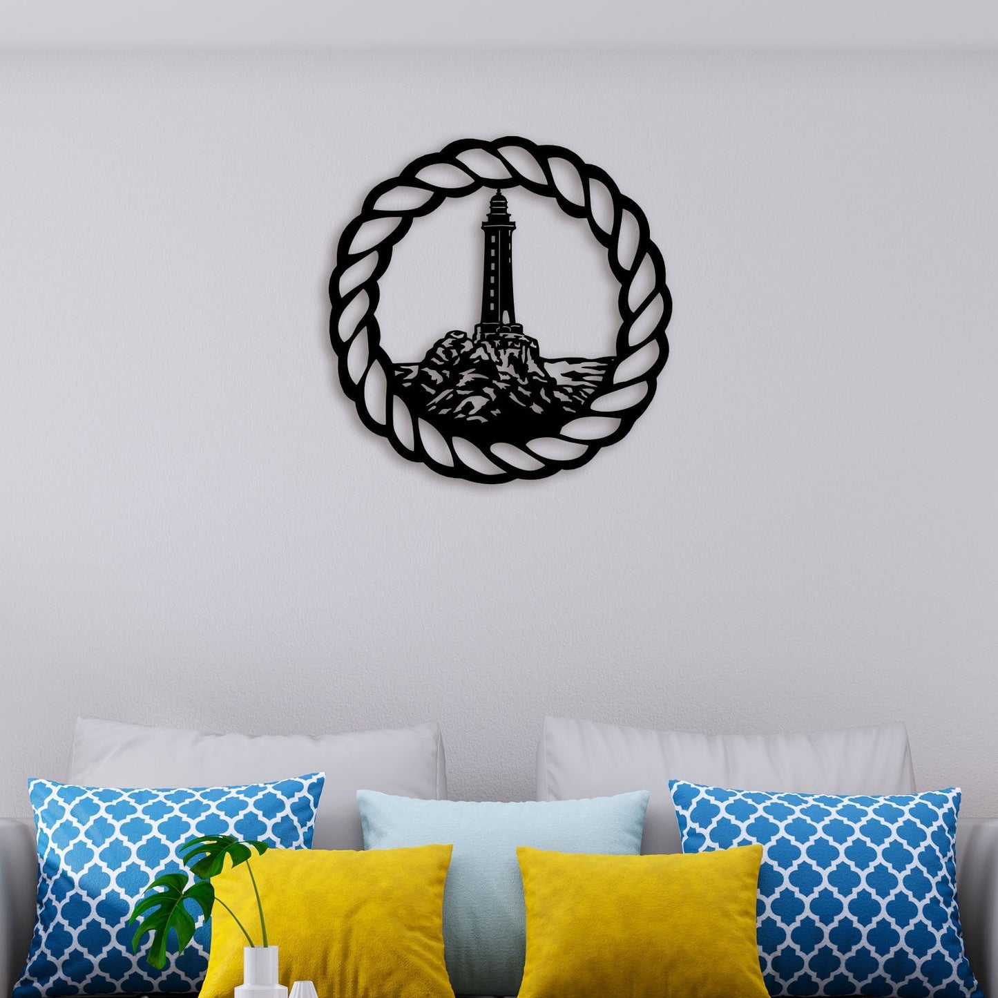 Light House Metal Wall Art 3