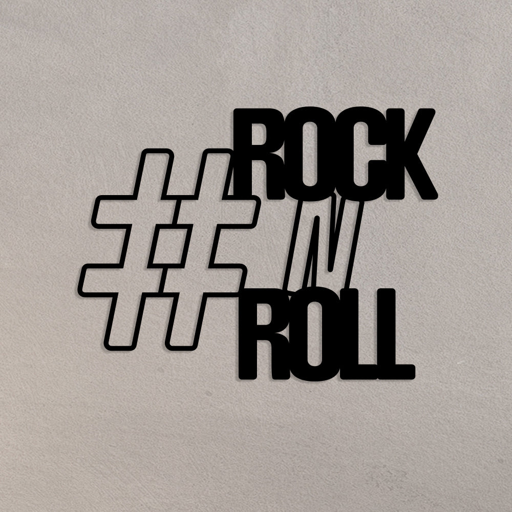 Rock N Roll Metal Wall Art