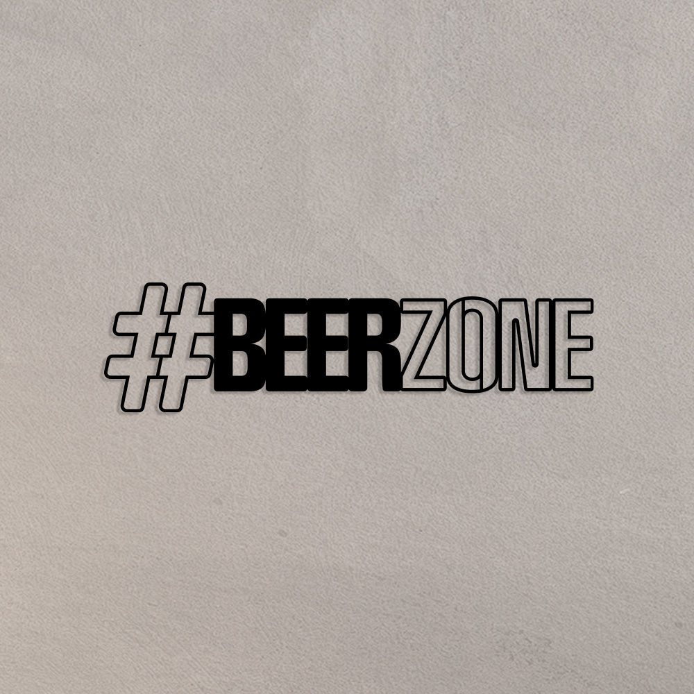 Beer Zone Metal Wall Art