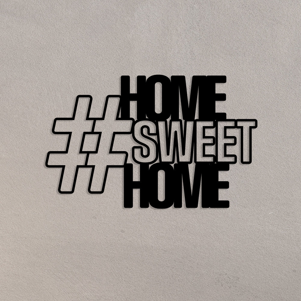 Sweet Home Metal Wall Art