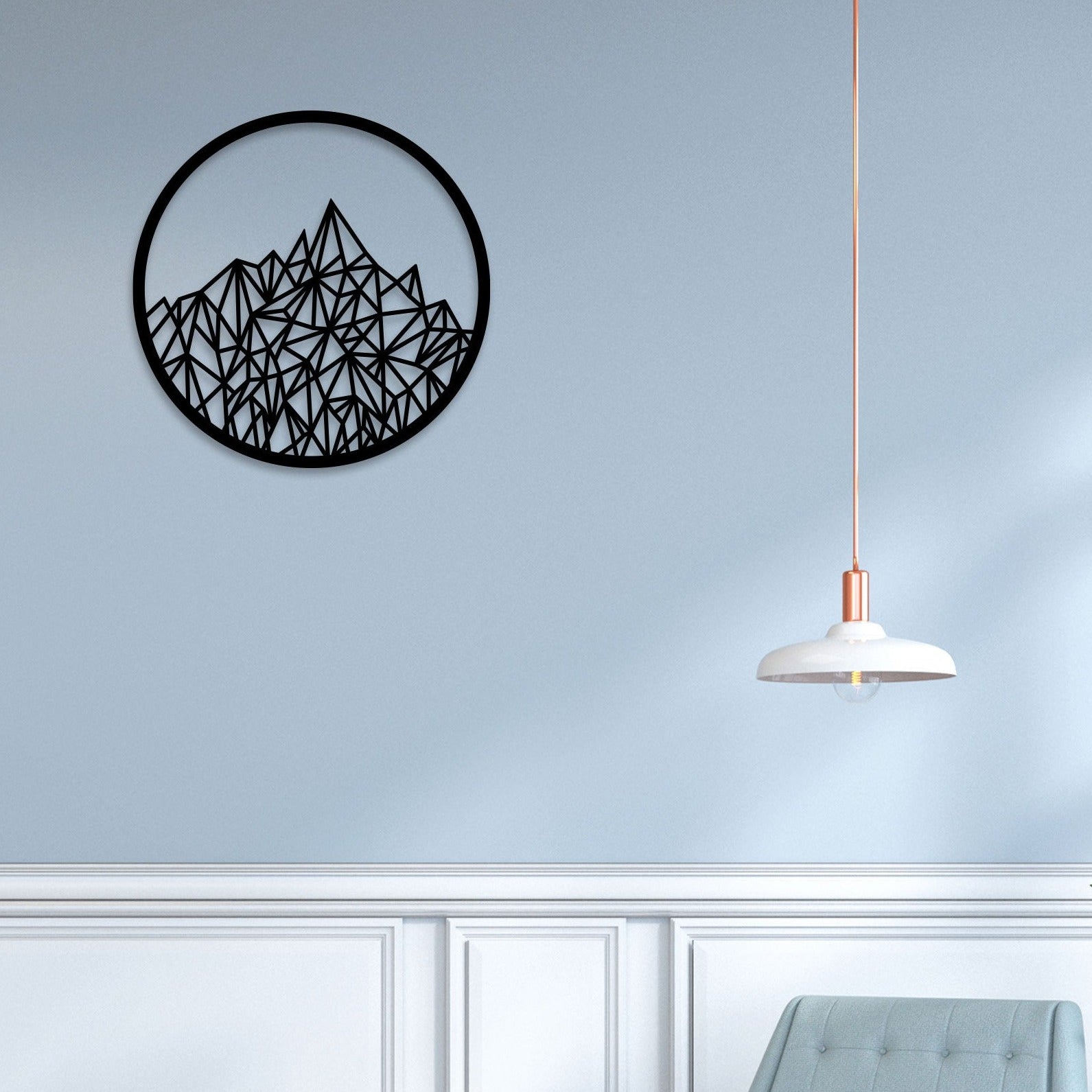 Mountain Wire Metal Wall Art 1