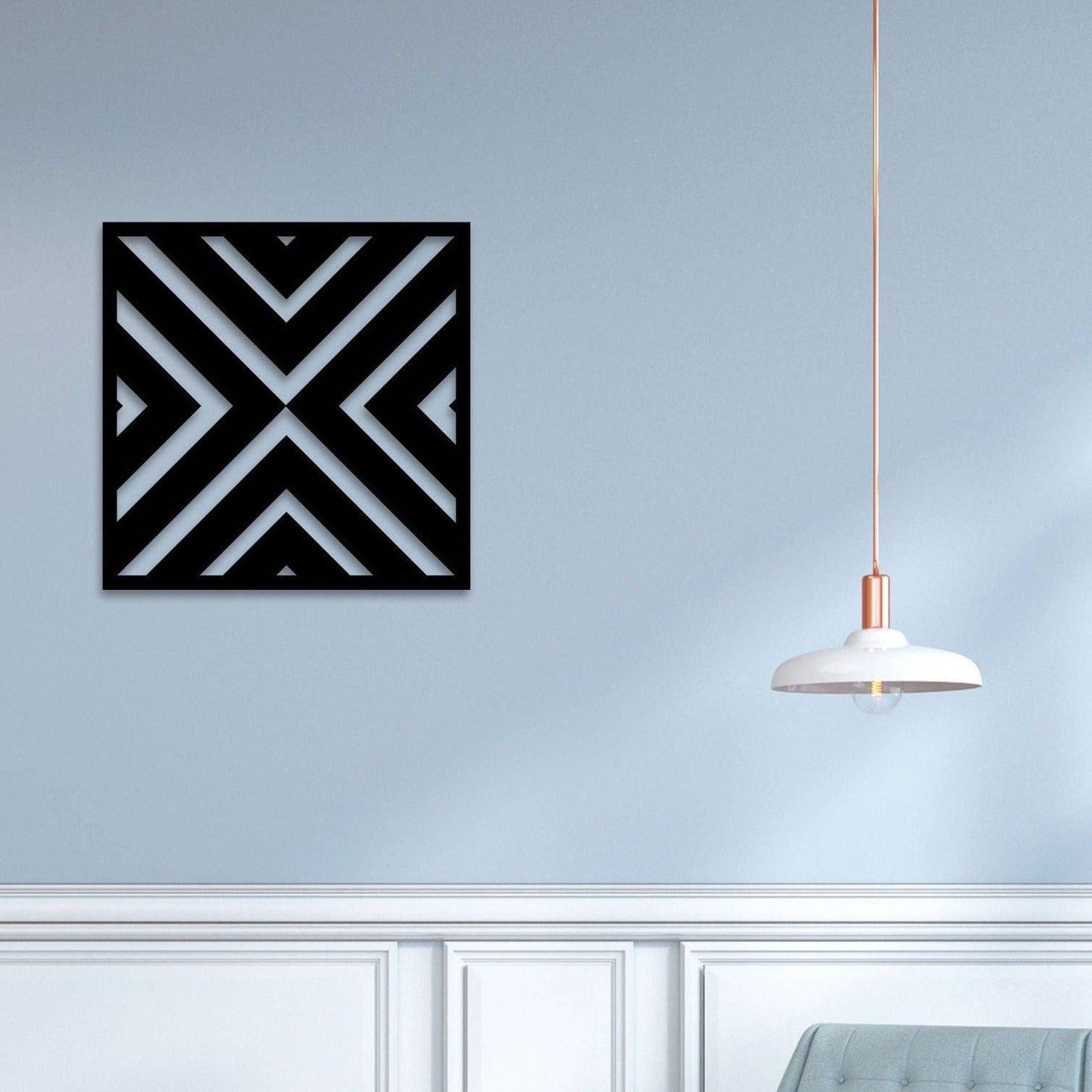 Geometric Metal Wall Art 2