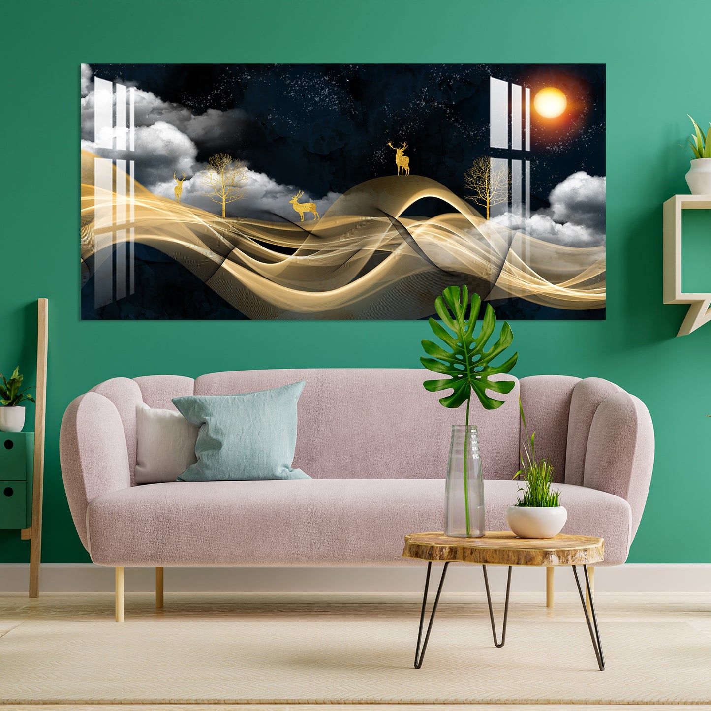 Abstract Forest View Acrylic Wall Art