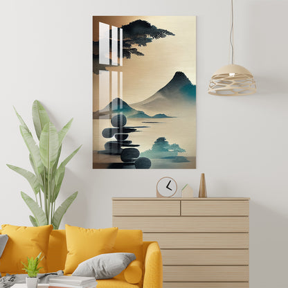 Riverside Scenery Acrylic Wall Art