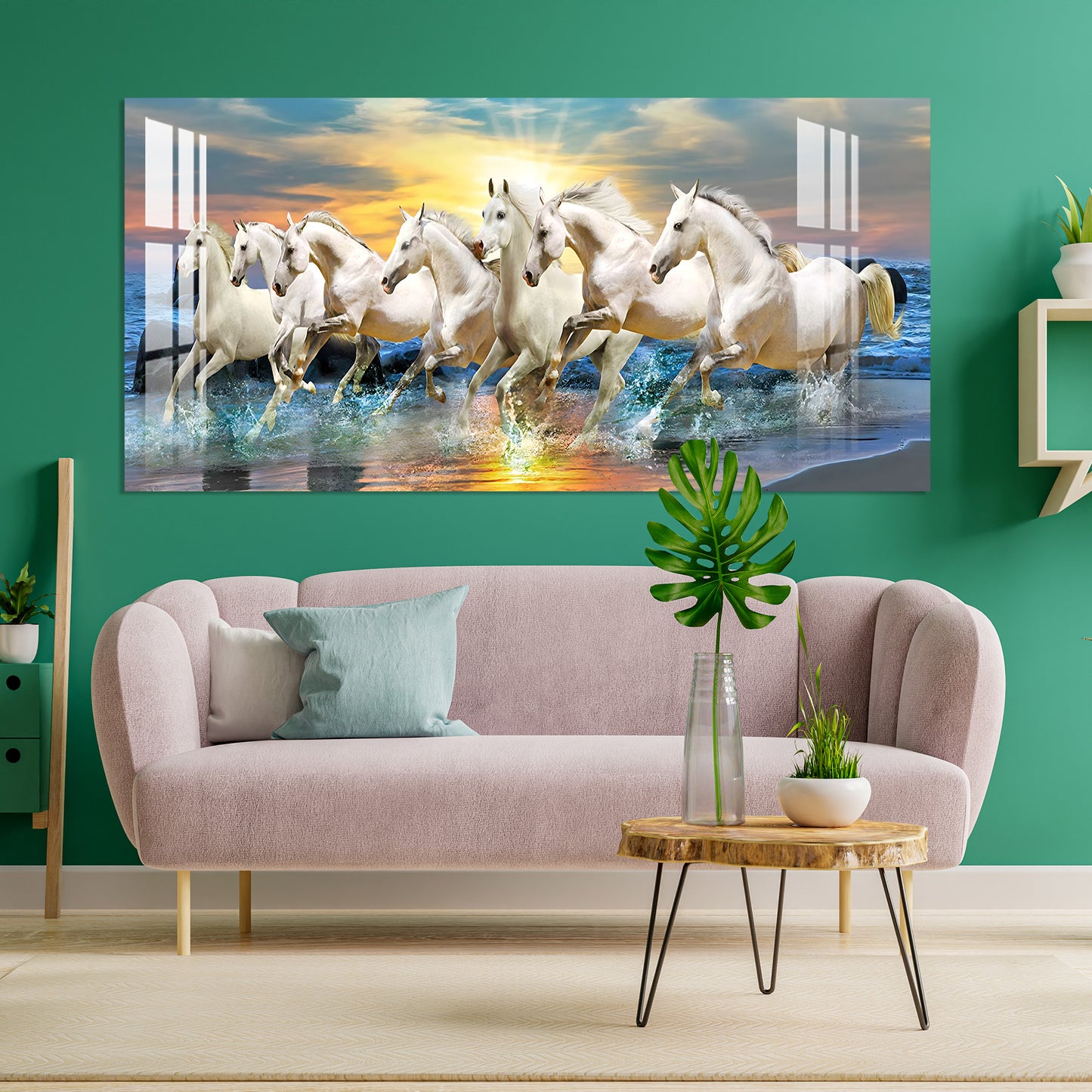 Horses of Good Luck Acrylic Wall Art