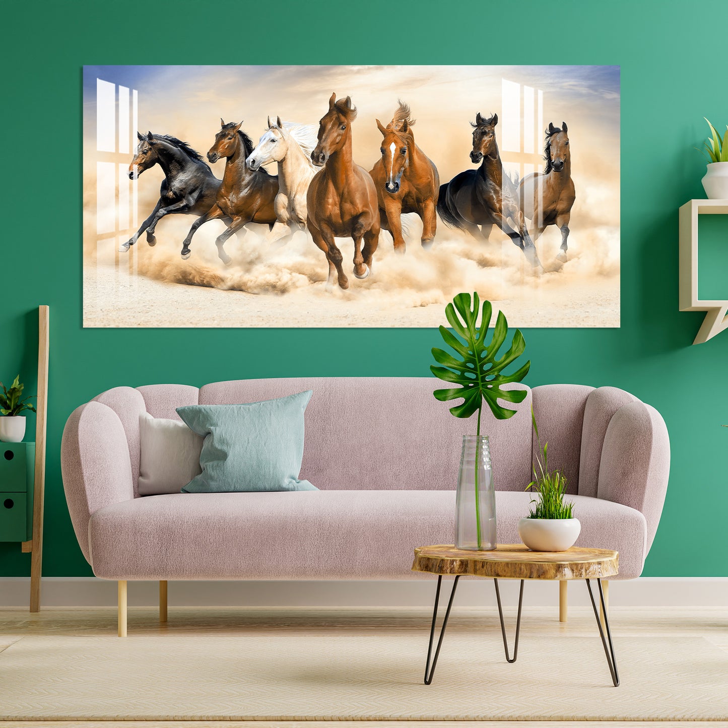 Lucky Horses Acrylic Wall Art