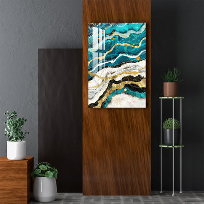 Abstract Waves Acrylic Wall Art