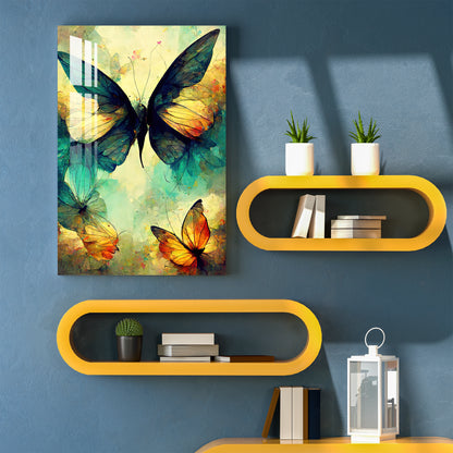 Shining Butterfly Acrylic Wall Art