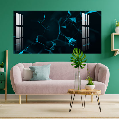 Reflective Diamond Acrylic Wall Art