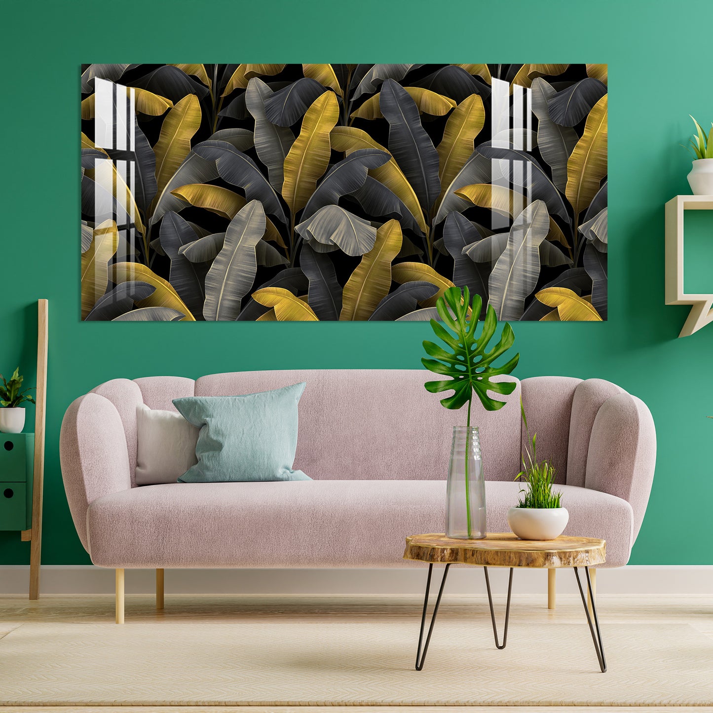 Banana Leaves Acrylic Wall Art