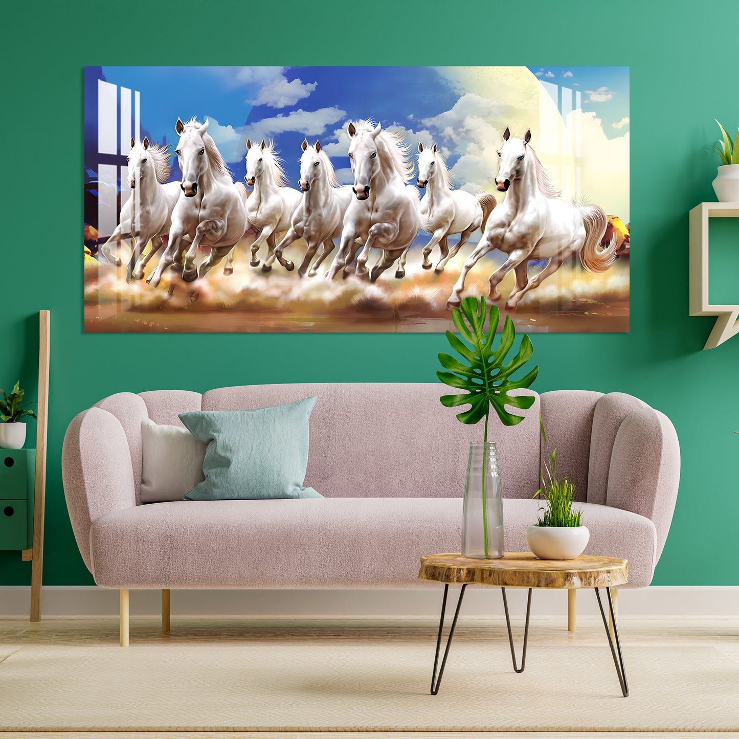 Horses of Best Wishes Acrylic Wall Art