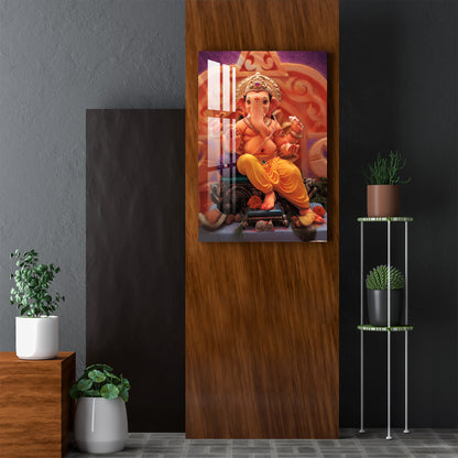 Siddhivinayaka Ganesh Acrylic Wall Art