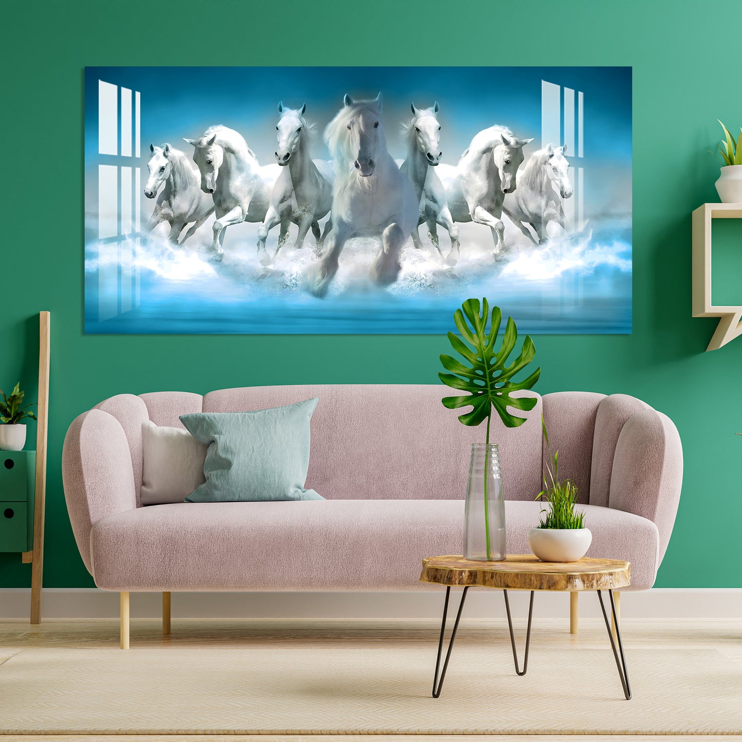 Good Fate Horses Acrylic Wall Art