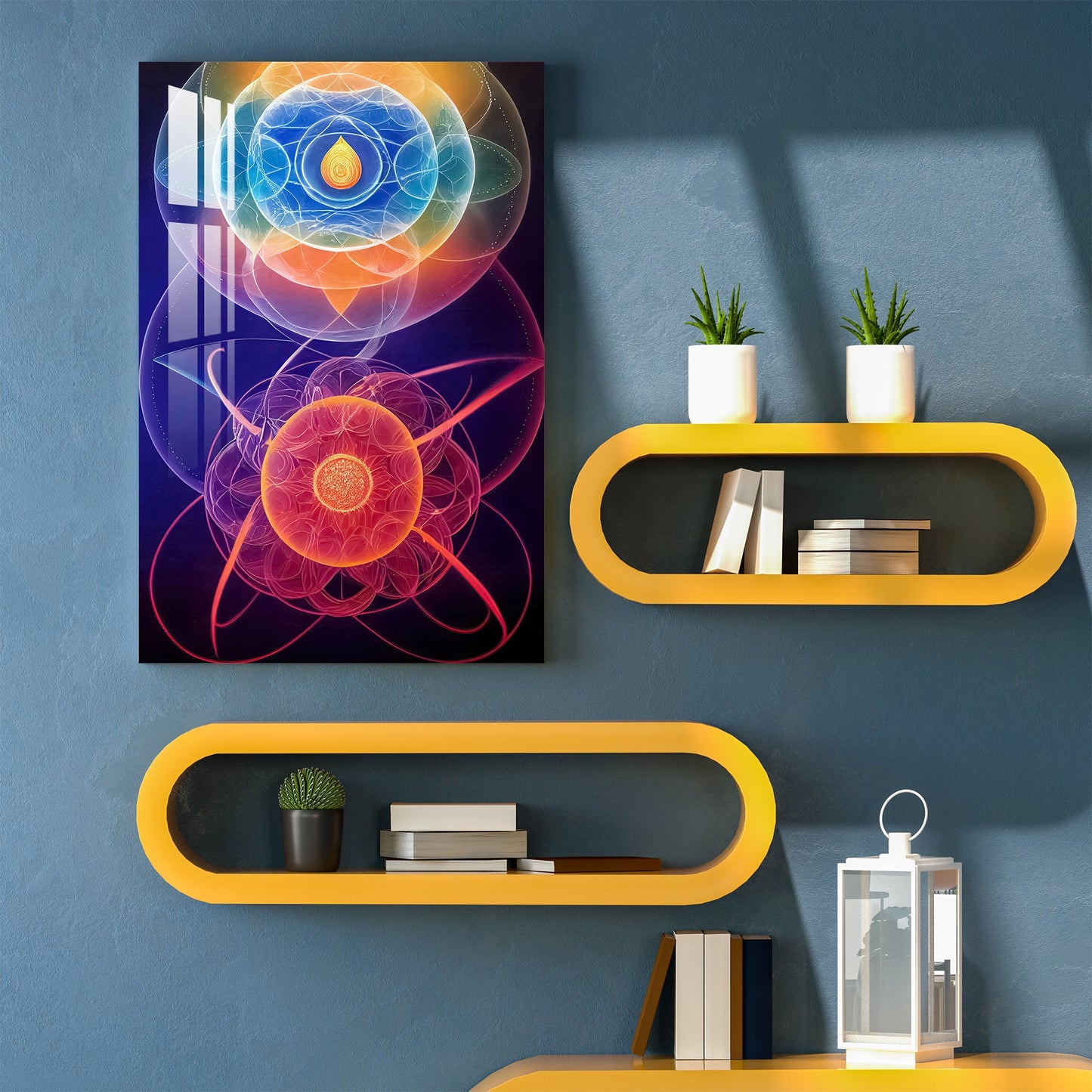 Energy Chakra Acrylic Wall Art - 23.5X16 inches / 3MM